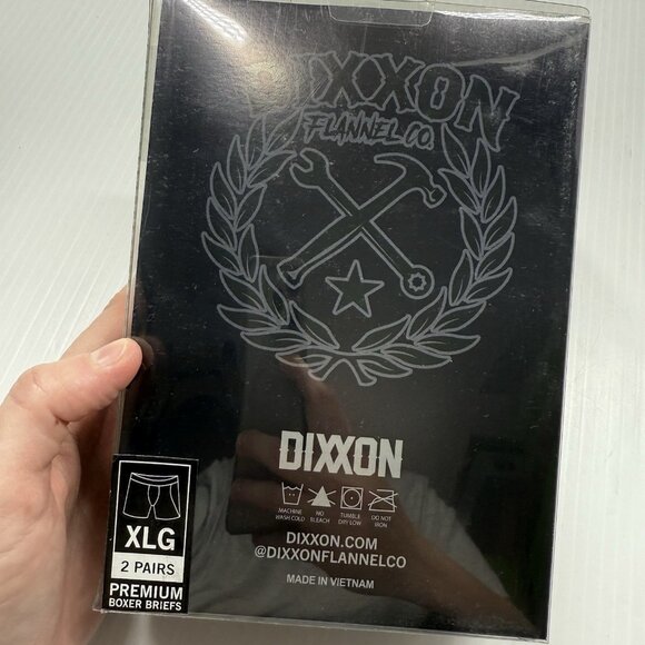 Dixxon 2 Pack Premium Boxer Briefs Men’s Underwear Size XLG Gray Blue New Sealed - Picture 4 of 5